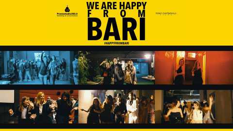 Anche Bari  ''Happy'', in migliaia ballano al ritmo della canzone: video