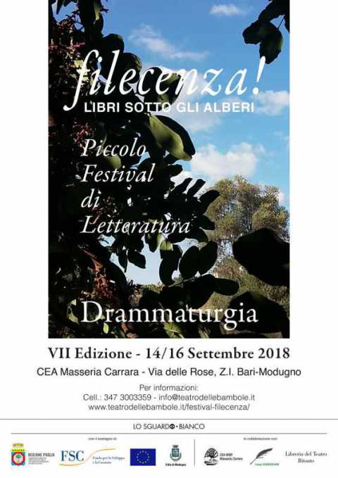 Modugno, Masseria Carrara: torna il festival di letteratura Filecenza