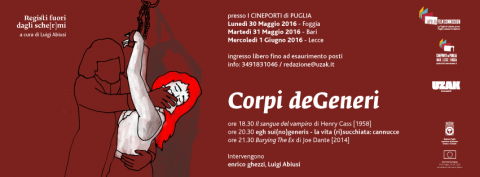 Bari, ''Corpi deGeneri'' : masterclass di Luigi Abiusi al Cineporto 