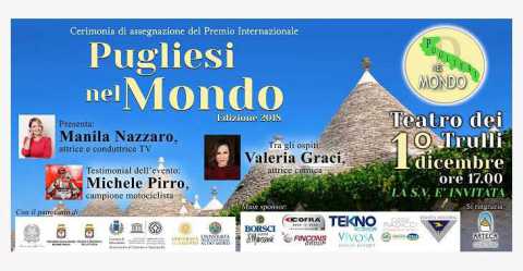 Alberobello, Pugliesi nel Mondo: al Teatro dei Trulli premiate le personalit regionali
