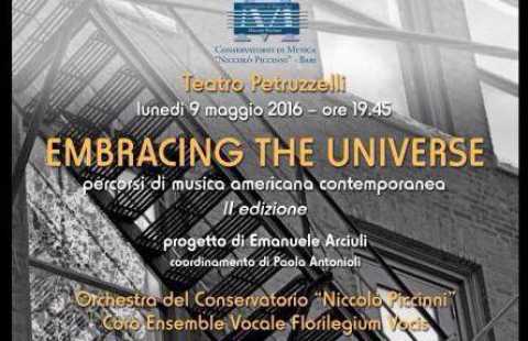 Bari, ''Embracing the universe'': concerto di musica americana contemporanea al Petruzzelli