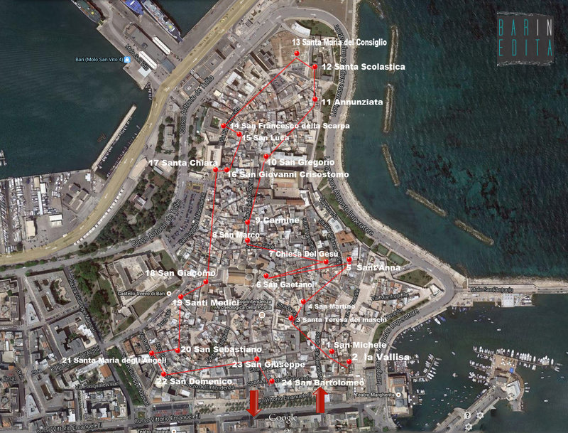 Le 24 chiese di bari vecchia, alla scoperta dei gioielli dimenticati ... Bari centro storico
