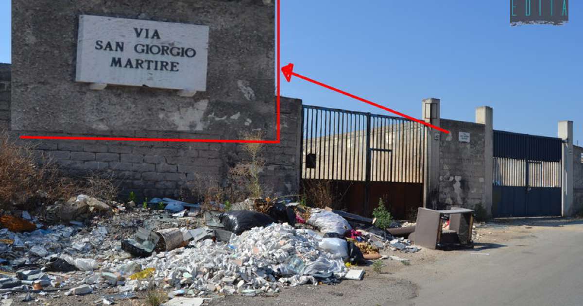 Strada San Giorgio, terra di nessuno:  la Storia sommersa dai rifiuti