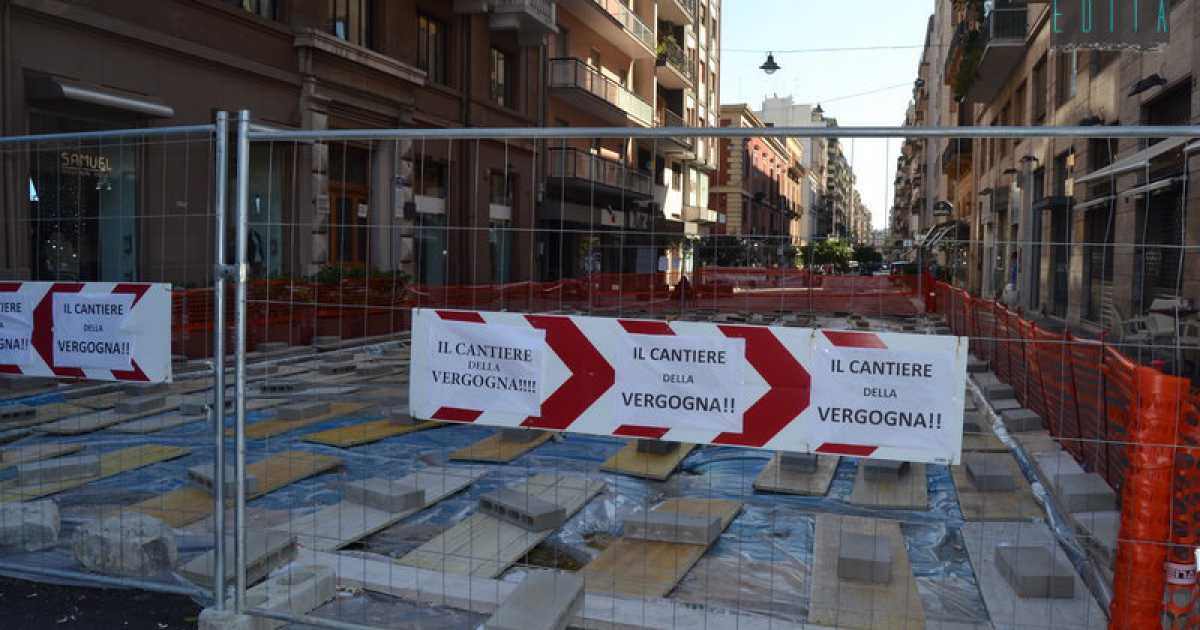 A Bari decine di ''cantieri della vergogna'': lavori iniziati e mai finiti