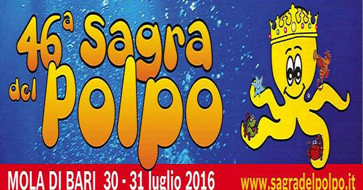 Mola, "Sagra del polpo": i Boom Da Bash ospiti della 46^ edizione