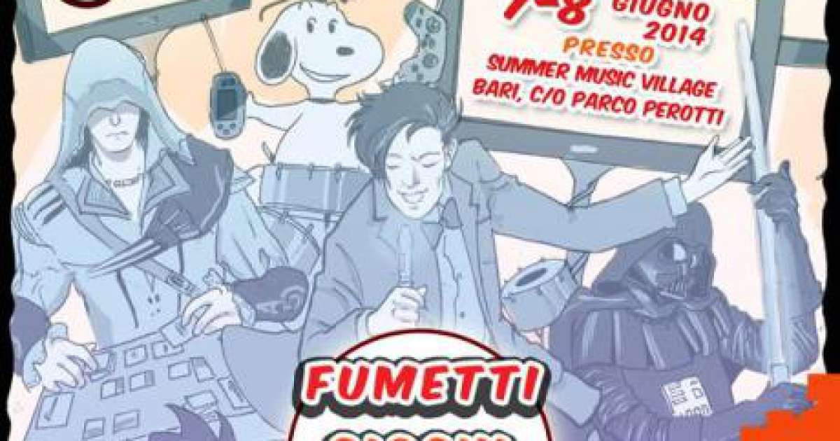 Bari, ''Geexieland'': fumetti, giochi e videogiochi a Parco Perotti