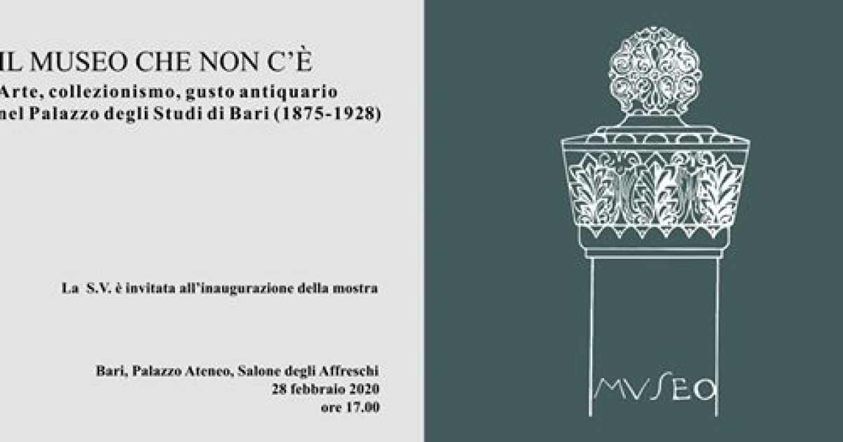 Bari, in Ateneo i tesori d'arte dell'antico Museo Provinciale ...