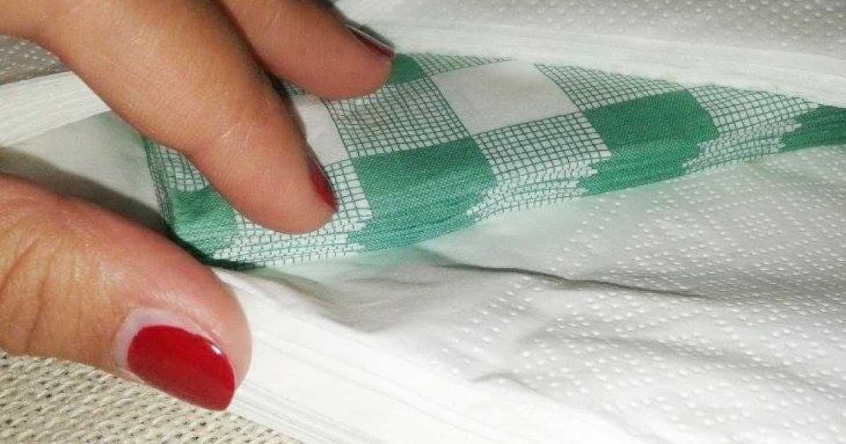 Tovaglioli di carta, occhio: sono sempre meno di quelli indicati
