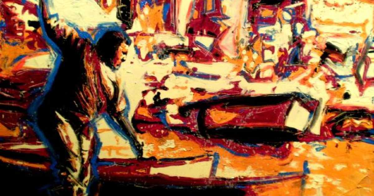 Cisky, pittore ''pop'': �Per me violare significa dipingere con il viola�