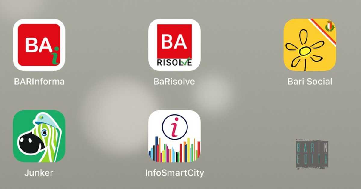 Le ''app'' del Comune di Bari: due funzionano, le altre sono inutili e non aggiornate