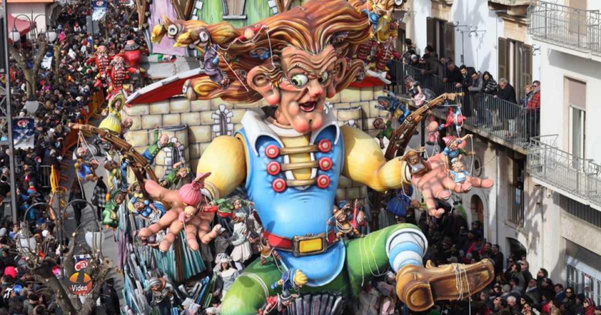 Putignano, ecco il programma del Carnevale 2020