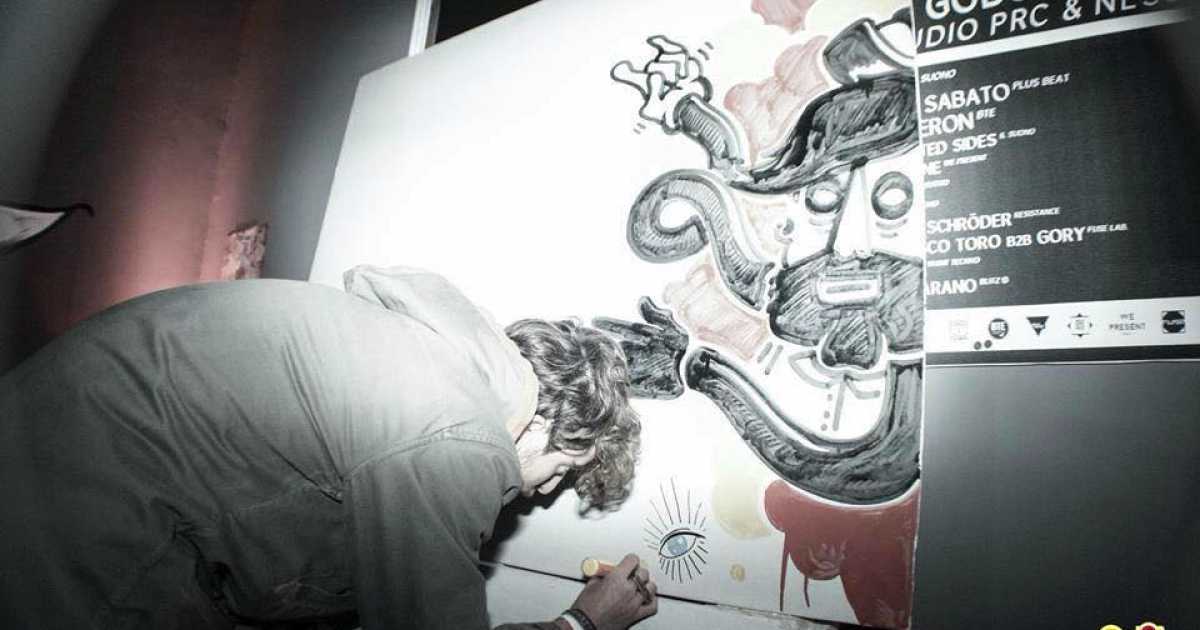 Simone Salamida: �Con il ''live painting'' unisco pittura, musica e festa�