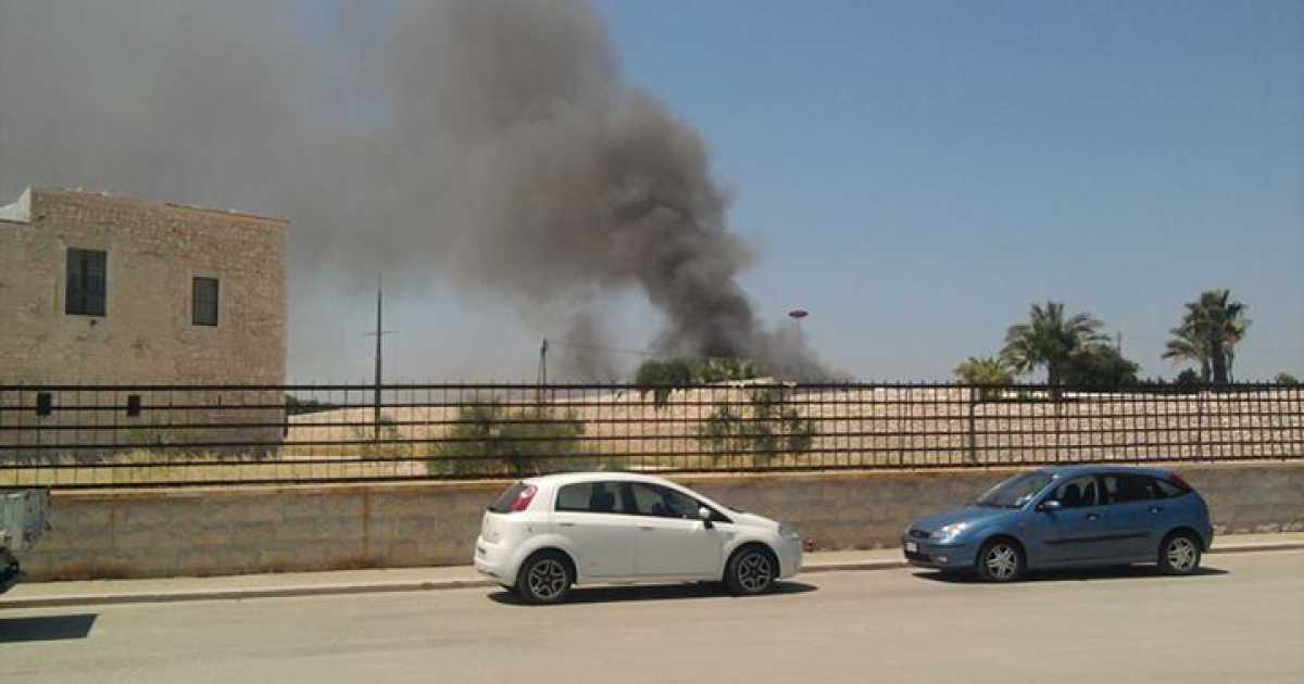 Molfetta, a fuoco il ristorante "L'aragosta": foto