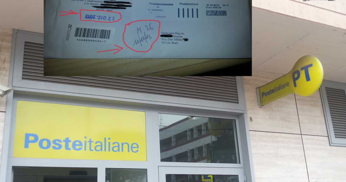 C'� una raccomandata? Sono guai: il postino non suona pi� due volte