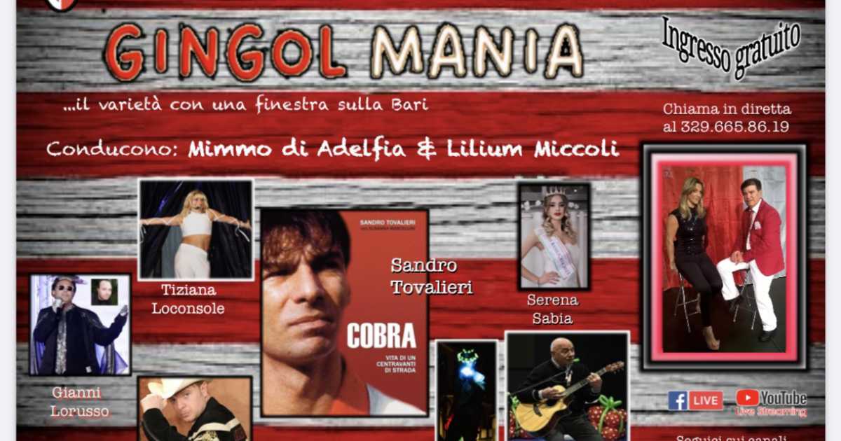 Adelfia, ''Gingol Mania'': musica, sport e calciatori del Bari come ospiti
