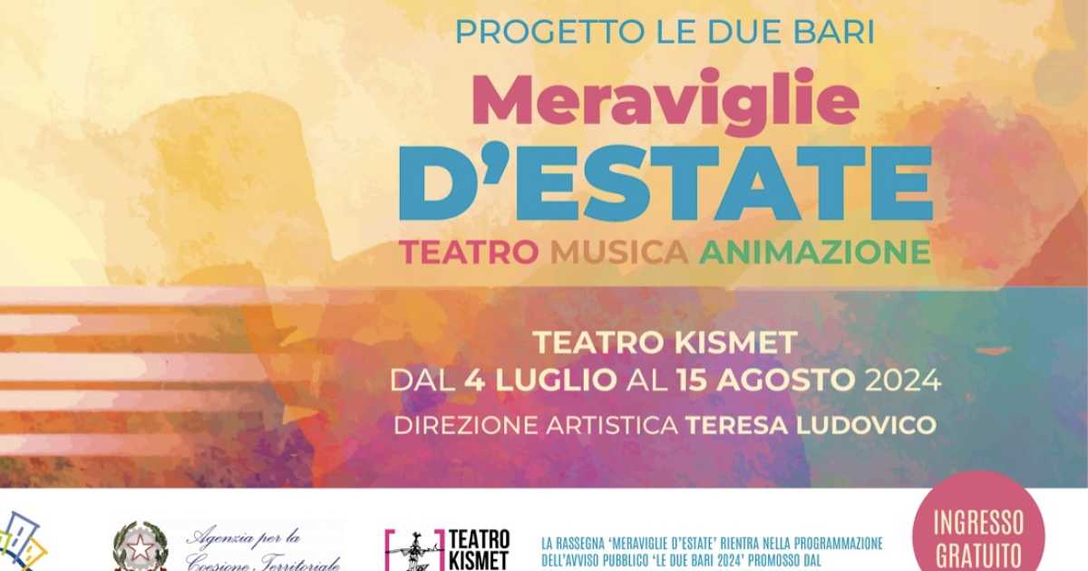 Bari, due spettacoli di marionette gratuiti a Bari Vecchia e Libert�