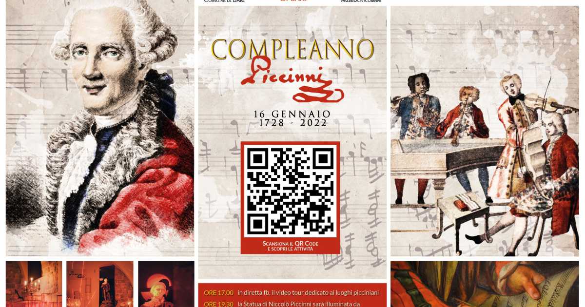 Bari, gli eventi in programma per il compleanno di Niccol� Piccinni