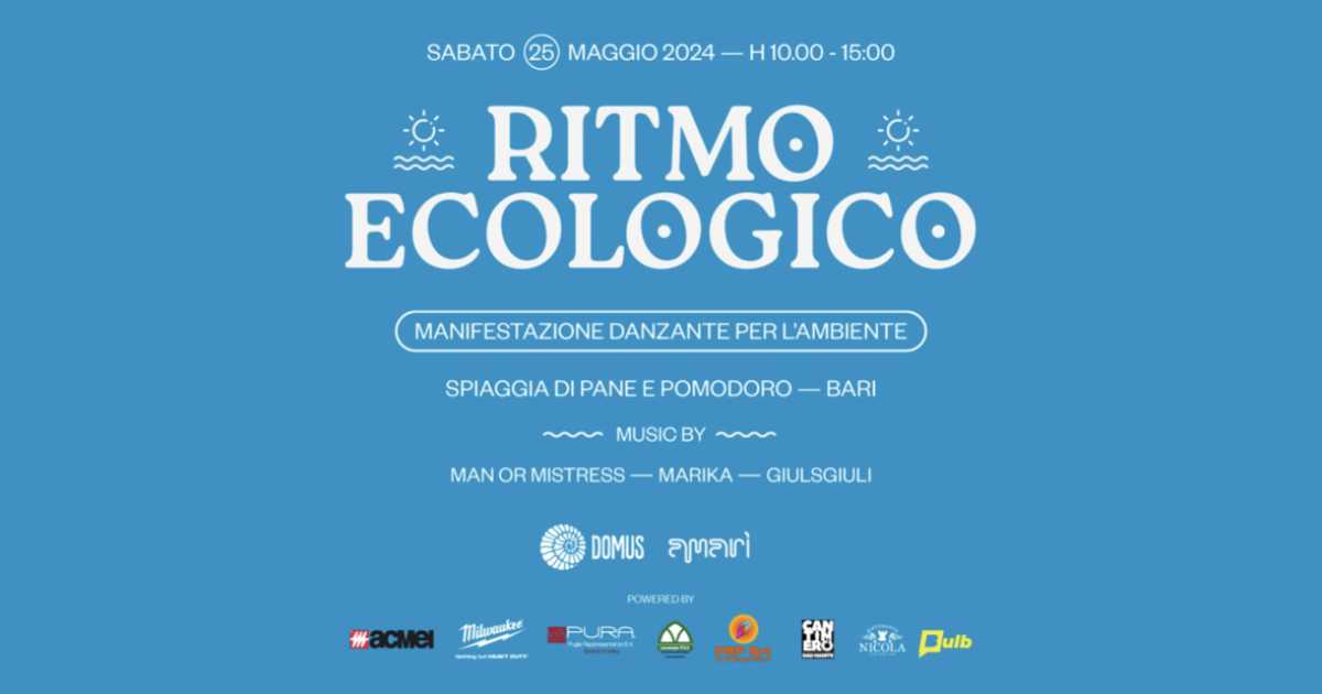 Bari, ''ritmo ecologico'': pulire la spiaggia di Pane e Pomodoro a ritmo di musica