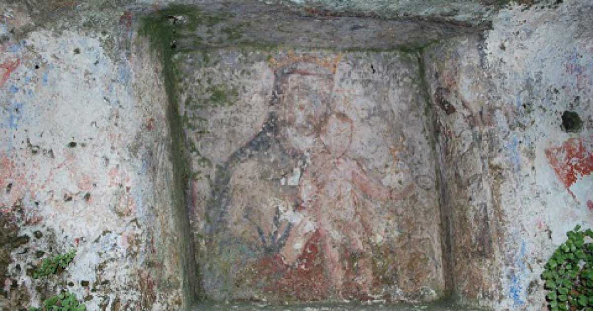 Ipogei, volontari scoprono un affresco che si credeva perduto