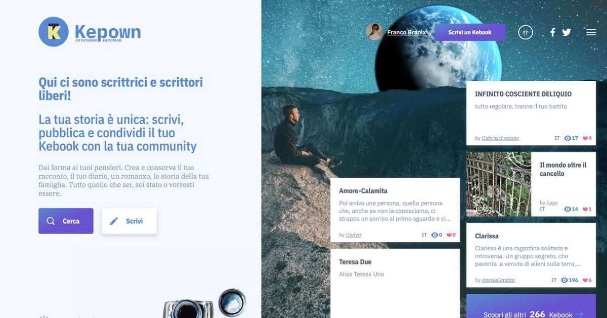 "Kepown", il social che raccoglie gli scrittori a cui le case editrici hanno detto "no"