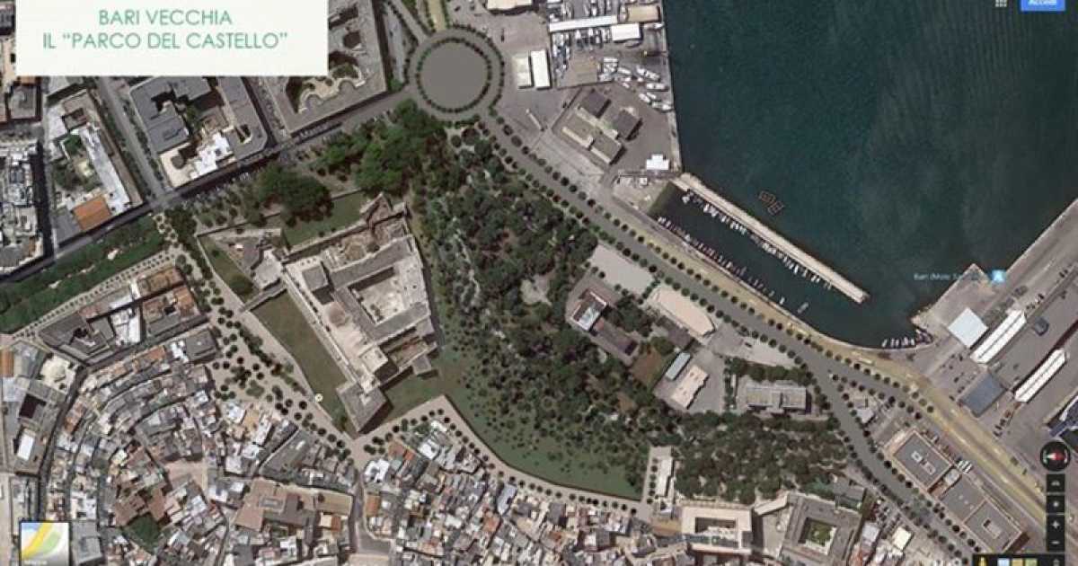 Un'area verde che unisca Bari vecchia al porto: il sogno Parco del Castello