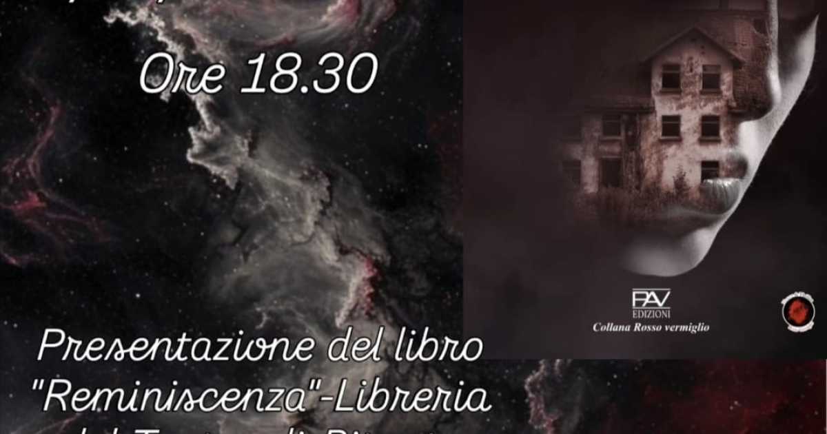 Bitonto, la presentazione del volume ''Reminiscenza'' di Mariangela Carbonara