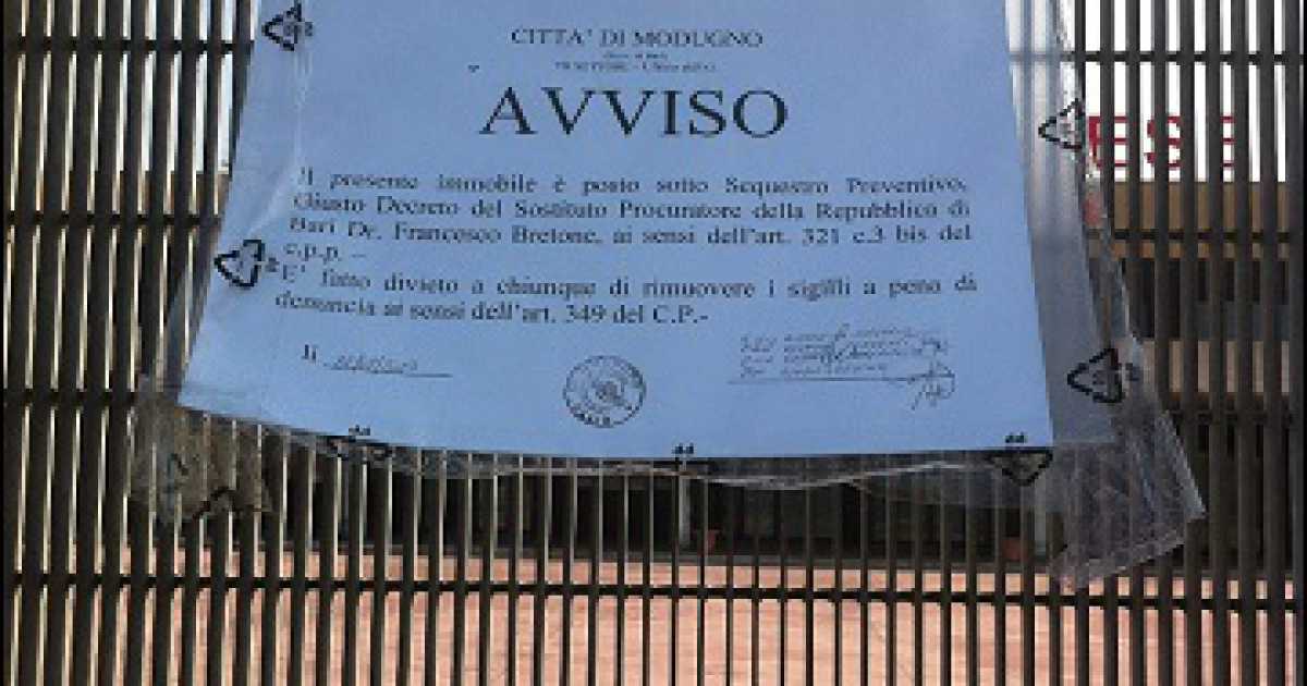 Modugno, chiuso e sequestrato il grande mercato cinese
