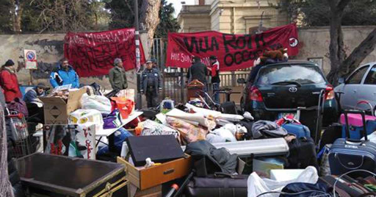 Sgomberata Villa Roth: �Purtroppo dobbiamo eseguire gli ordini�