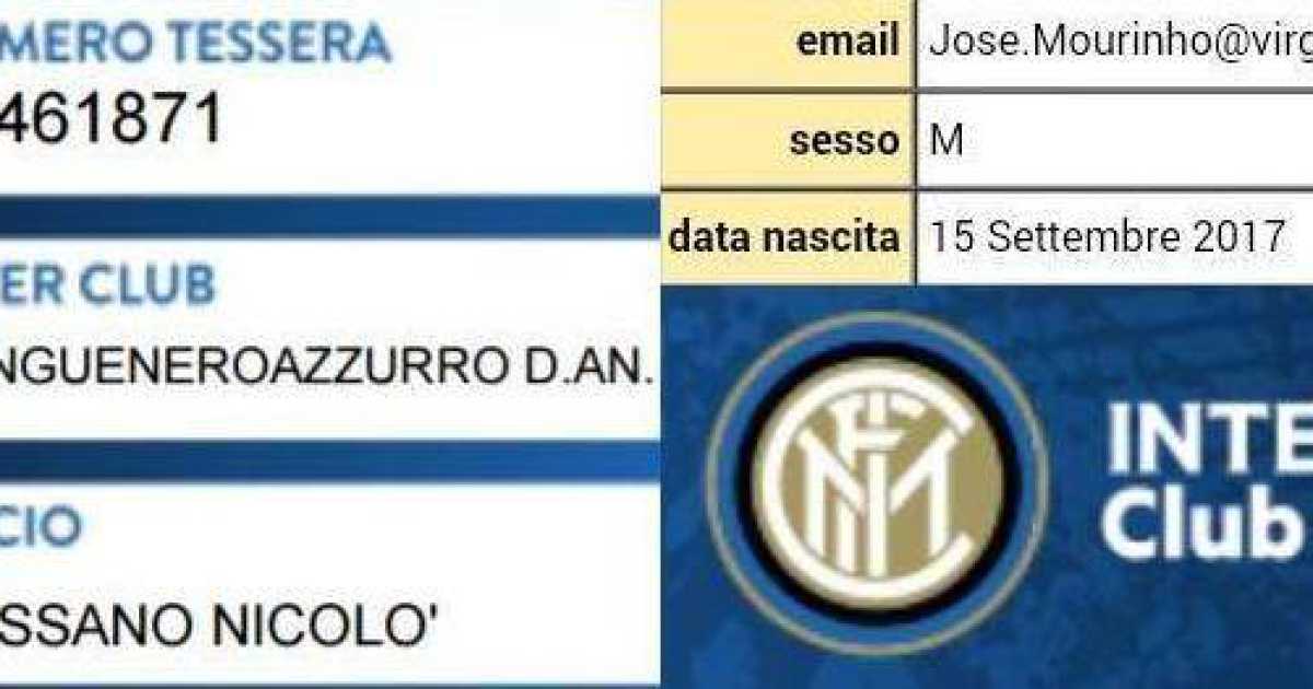 � barese il pi� piccolo tifoso italiano: Nicol�, affiliato all'Inter a 11 giorni di et�