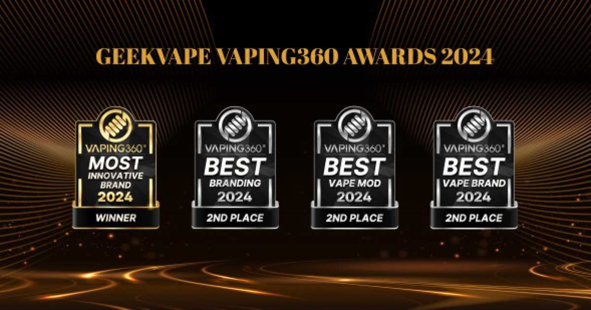 Geekvape vince alla grande agli Annual Awards 2024 di Vaping360