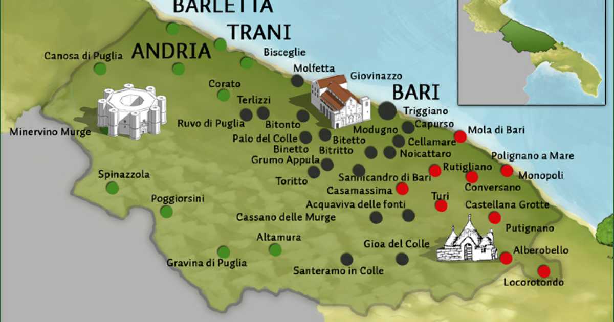 Il barese? Si parla da Margherita a Monopoli. Con l'eccezione Corato