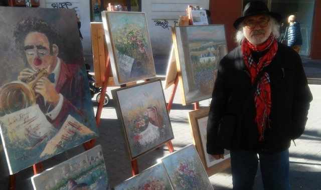 I pittori di via Sparano: �Gallerie per snob, in strada arriviamo a tutti�