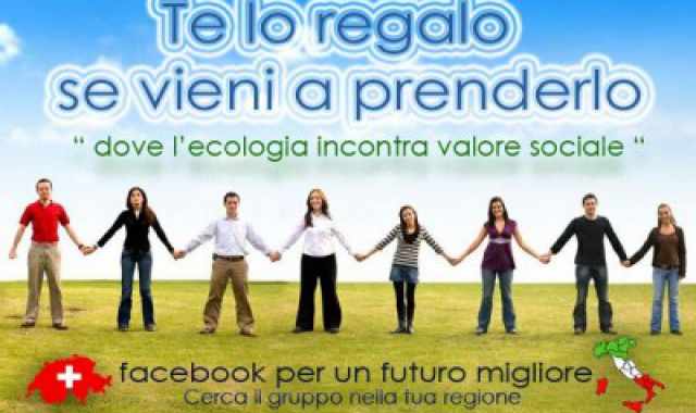 Te lo regalo se vieni a prenderlo, ecco il gruppo facebook contro lo spreco