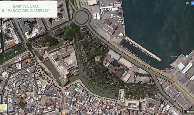 Un'area verde che unisca Bari vecchia al porto: il sogno Parco del Castello