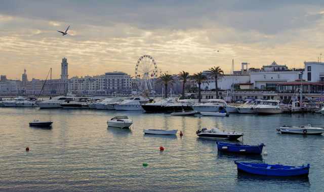 Il lungomare di Bari come palestra a cielo aperto