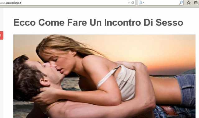 Scandalo a Ruvo, il sito del liceo diventa un portale per incontri sexy 