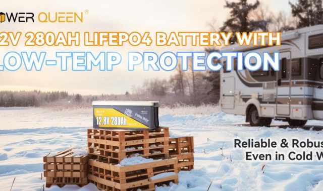 Ottima Scelta per i Motori da Pesca: Alimenta le Avventure con la Batteria al Litio a Ciclo Profondo Power Queen 12V 280Ah a Bassa Temperatura