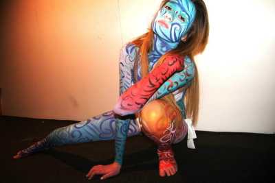 Il body painting, quando il corpo diventa una tela: �Basta ascoltare le forme� 