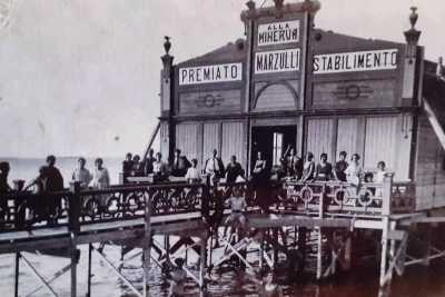 La storia dello stabilimento "Marzulli Alla Minerva": la pi� elegante baracca balneare di Bari