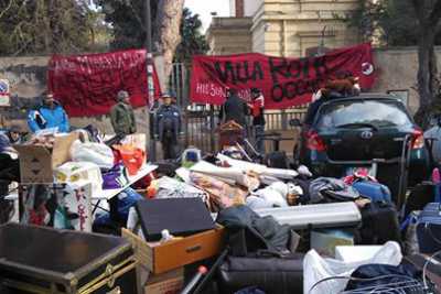 Sgomberata Villa Roth: �Purtroppo dobbiamo eseguire gli ordini�