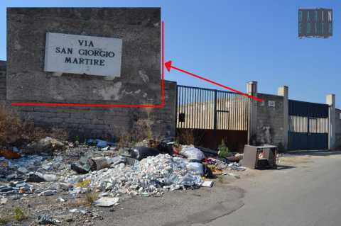 Strada San Giorgio, terra di nessuno:  la Storia sommersa dai rifiuti