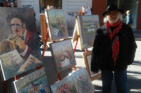 I pittori di via Sparano: �Gallerie per snob, in strada arriviamo a tutti�