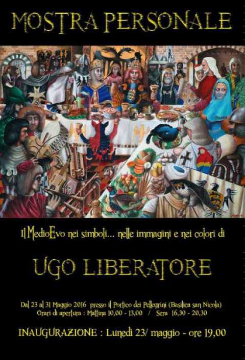 Bari, al portico dei Pellegrini una mostra personale del pittore Ugo Liberatore