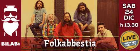 Bari, i Folkabbestia in concerto al Bilab