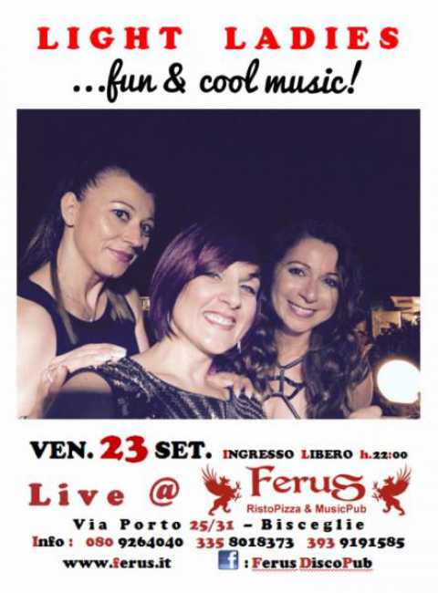Bisceglie, le Light Ladies in concerto al Ferus