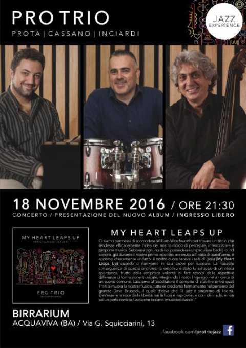 Acquaviva, i Protrio in concerto al Birrarium