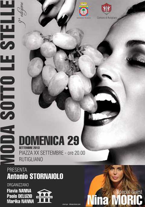Rutigliano, Nina Moric special guest della nona edizione di 