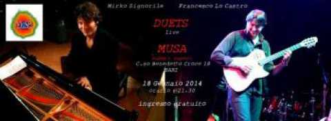 Bari, Mirko Signorile e Francesco Lo Castro in concerto