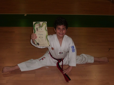 Il barese Davide, a 8 anni cintura nera di taekwondo: � il record italiano