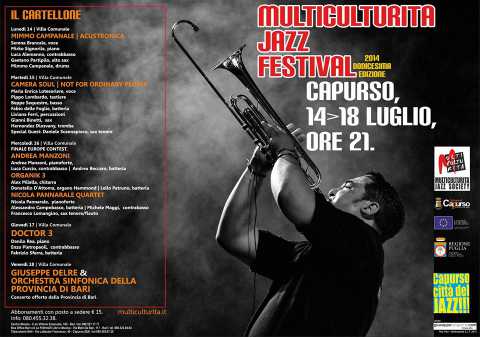 Capurso, dodicesima edizione del ''Multiculturita Summer Jazz Festival''